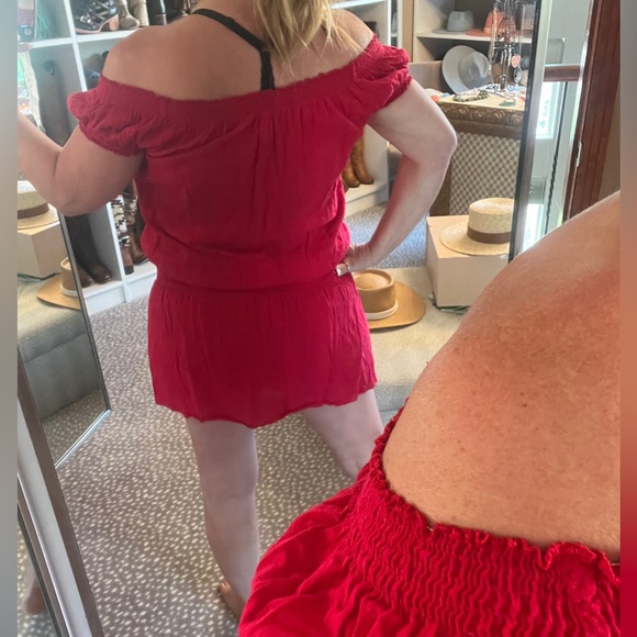 Red Mini Dress - Picture 2 of 3